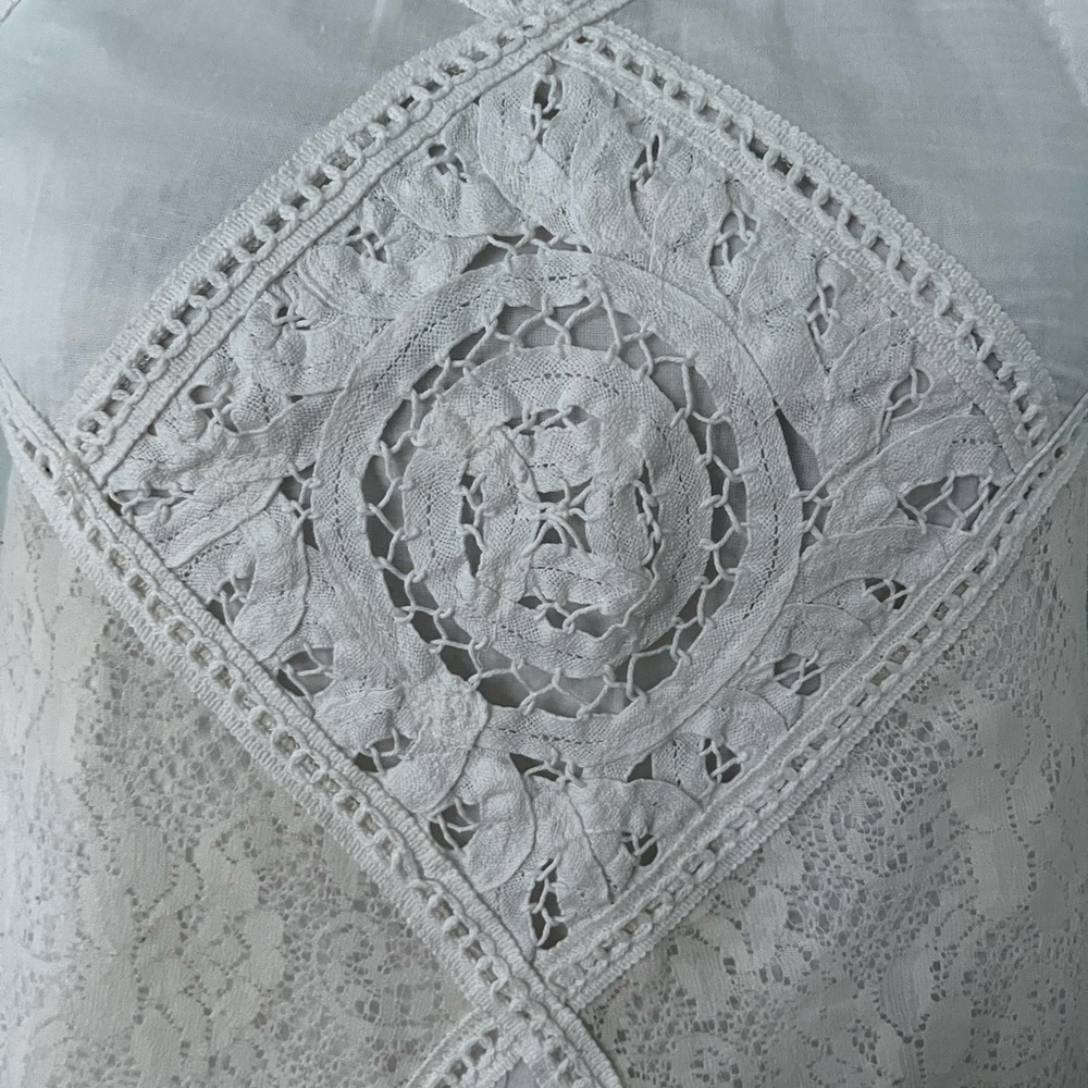 Free People White Lace Blouse - Picture 6 of 8